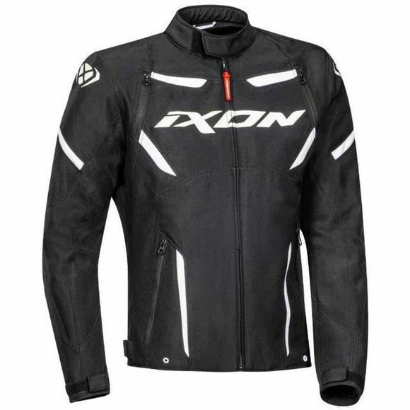 Motorcycle jacket Ixon Striker White/Black Size 46-0