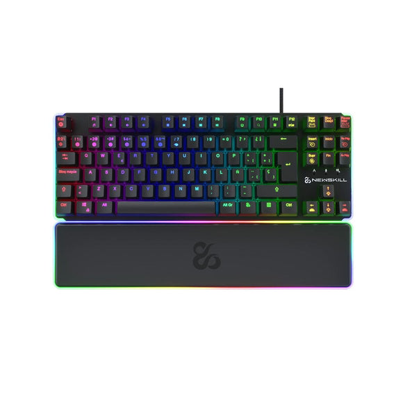 Gaming Keyboard Newskill Gungnyr TKL Pro Spanish Qwerty Black LED RGB
