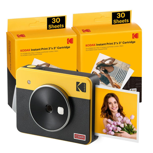 Instant camera Kodak MINI SHOT 3 RETRO C300RY60 Yellow-0