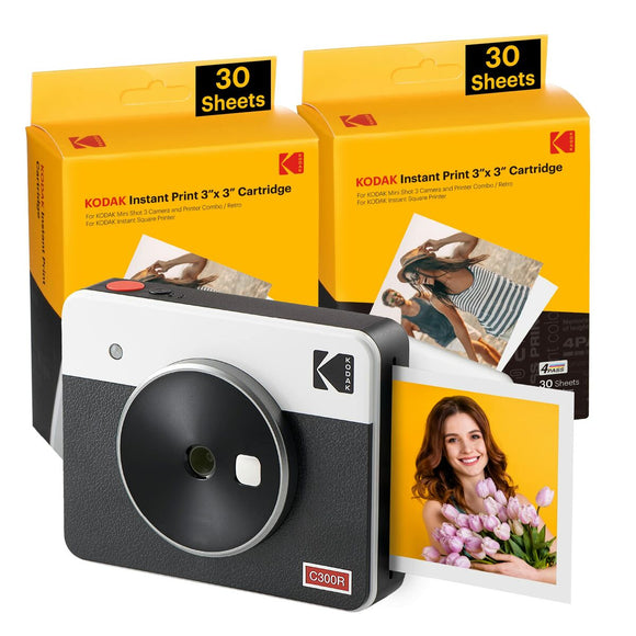 Instant camera Kodak MINI SHOT 3 RETRO C300RW60 White-0