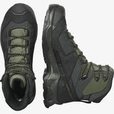 Hiking Boots Salomon Quest Element Gore-Tex Black Green-4