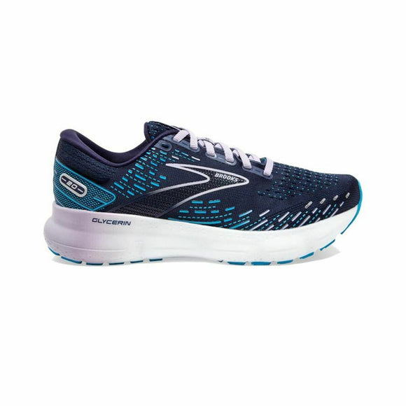 Running Shoes for Adults Brooks Glycerin 20 Wide Dark blue Lady-0