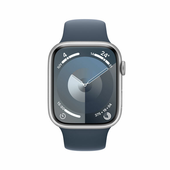 Smartwatch Watch S9 Apple MR9D3QL/A Blue Silver Ø 45 mm-0