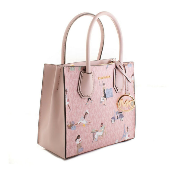 Women's Handbag Michael Kors 35S2G5CM2V-DK-PWBLSH-ML Pink 22 x 19 x 9 cm-0