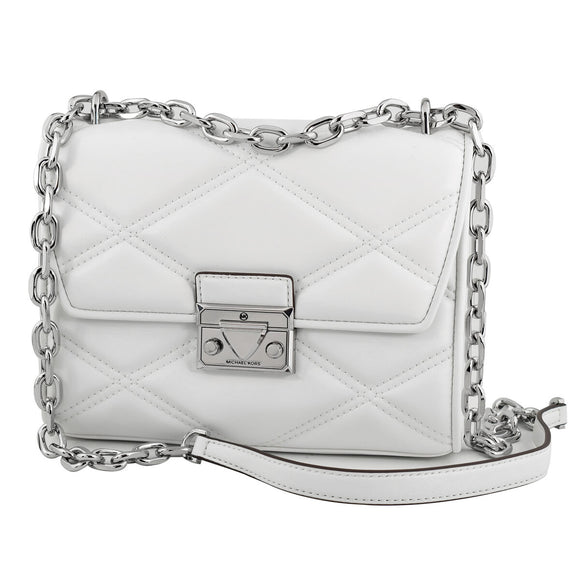 Women's Handbag Michael Kors Serena White 22 x 16 x 9 cm-0