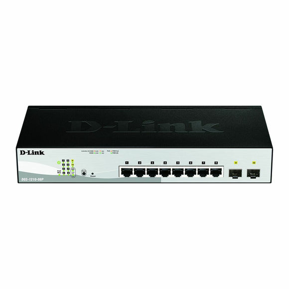 Switch D-Link DGS-1210-08P/E Black-0