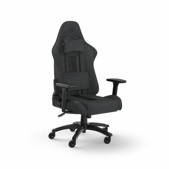 Gaming Chair Corsair TC100 Black Grey-0