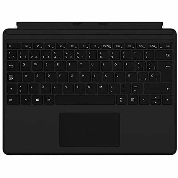 Bluetooth Keyboard with Support for Tablet Microsoft QJX-00012 Black Spanish Spanish Qwerty QWERTY-0