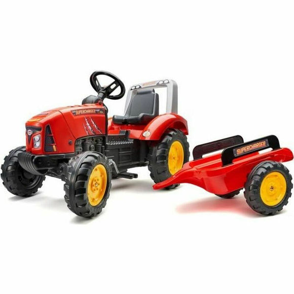 Pedal Tractor Falk Supercharger 2020AB Red-0