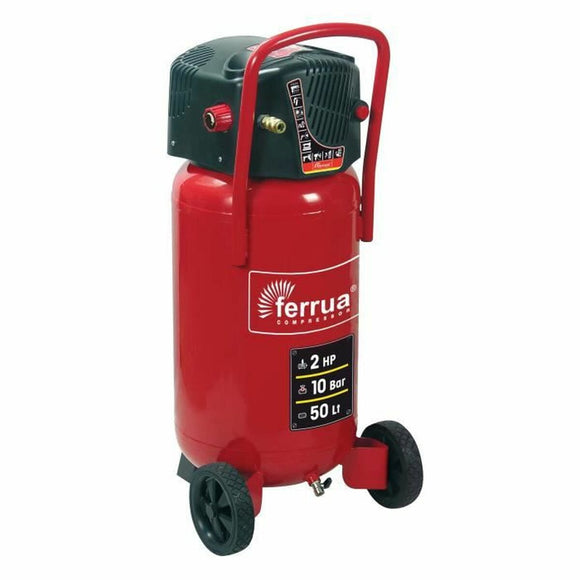 Air Compressor Ferrua 425089 Vertical 1500 W 10 bar 50 L-0