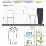 Plant pot Lechuza Plastic Rectangular-4