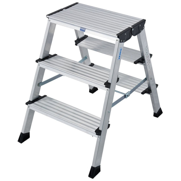 Folding ladder Krause 126030 Silver Aluminium-0