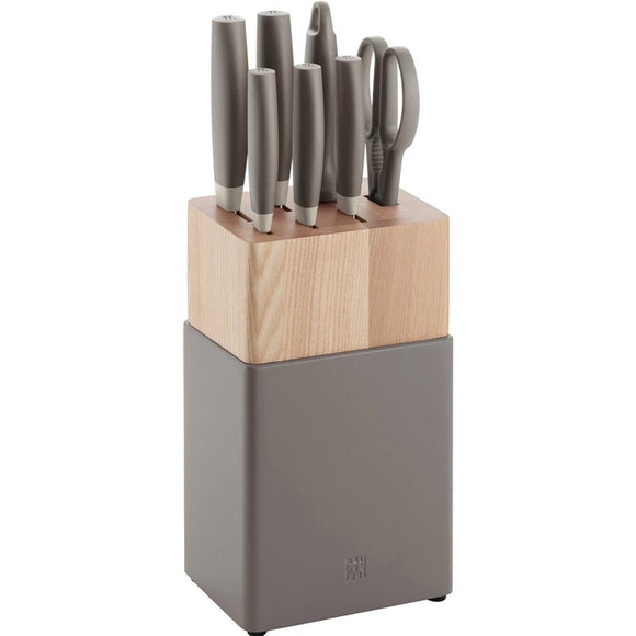 Set of Kitchen Knives and Stand Zwilling Now S Beige Steel Plastic 8 Pieces-0