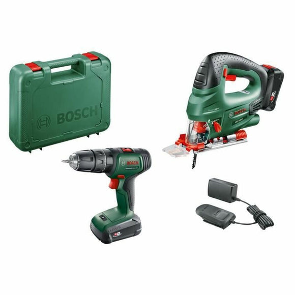Drill and accessories set BOSCH UniversalImpact 18 + PST 18-0