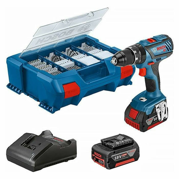Drill and accessories set BOSCH Professional GSB 18V-21-0