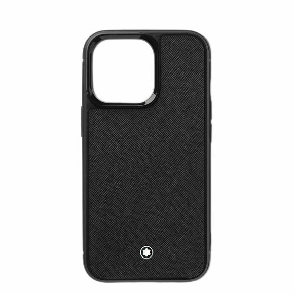 Mobile cover Montblanc 131196 iPhone 14 Pro Black-0