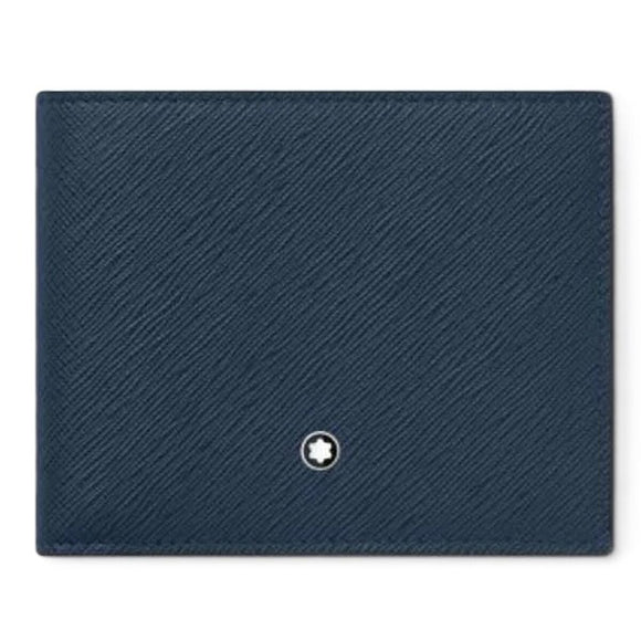 Card Holder Montblanc 131721 Leather Blue 11,5 x 9 cm-0