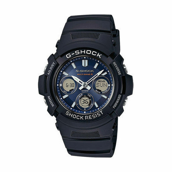 Men's Watch Casio G-Shock AWG-M100SB-2AER Black-0