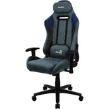 Gaming Chair Aerocool DUKE AeroSuede 180º Blue Black/Blue-5