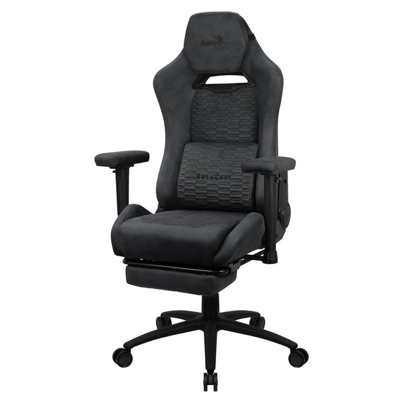 Gaming Chair Aerocool ROYALSLATEGR Black Grey-0