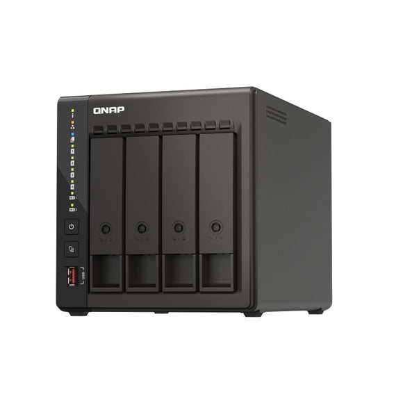 NAS Network Storage Qnap TS-453E-8G Black Intel Celeron Intel Celeron J6412-0