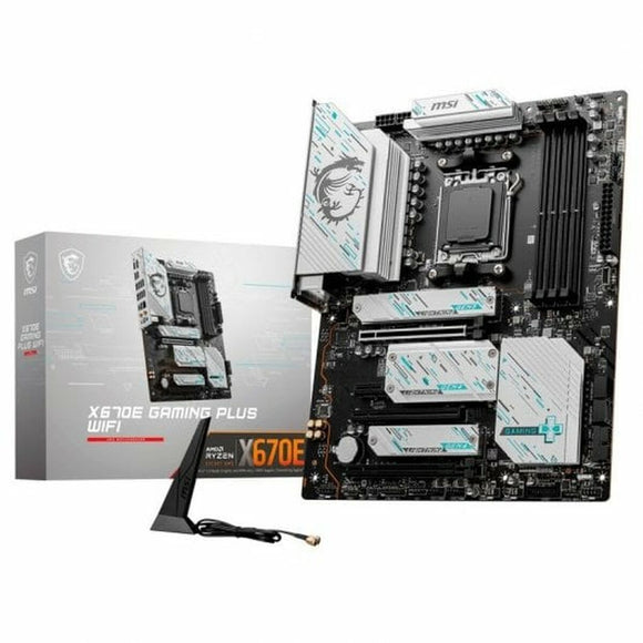 Motherboard MSI X670E GAMING PLUS WIFI AMD AM5 AMD AMD X670-0