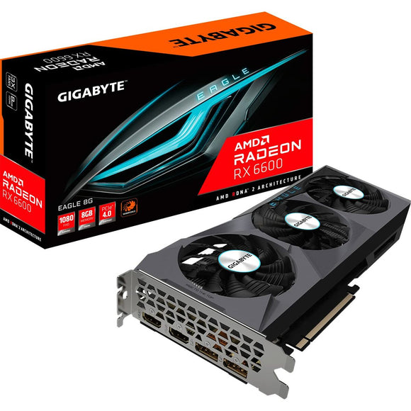 Graphics card Gigabyte GV-R66EAGLE-8GD AMD Radeon RX 6600 GDDR6-0