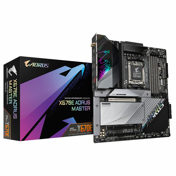 Motherboard Gigabyte X670E AORUS MASTER Intel Wi-Fi 6 AMD AMD X670 AMD AM5-0