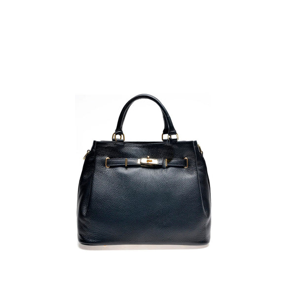 Women's Handbag Anna Luchini SS22-AL-1762-NERO Black 36 x 29 x 17 cm-0