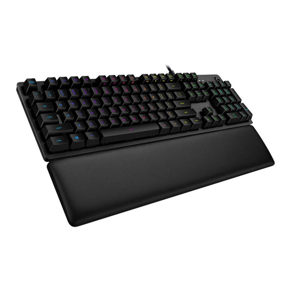 Bluetooth Keyboard with Support for Tablet Logitech G513 CARBON LIGHTSYNC RGB Mechanical Gaming Keyboard, GX Brown French AZERTY-0