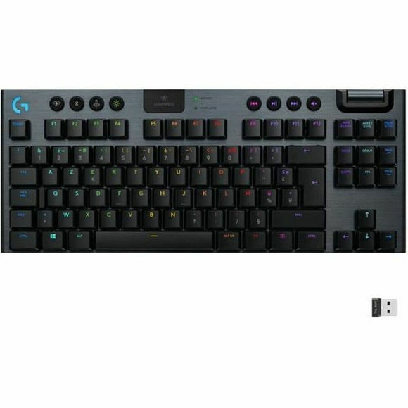 Keyboard Logitech G915 TKL AZERTY French Black-0