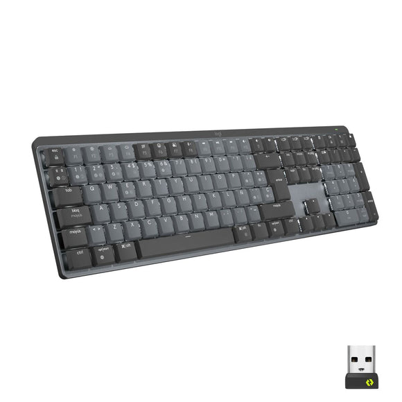 Wireless Keyboard Logitech 920-010757 Black English EEUU Grey QWERTY-0