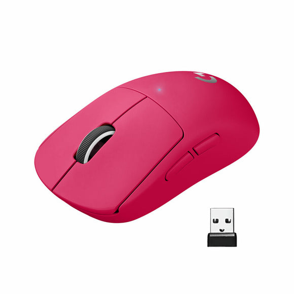 Wireless Mouse Logitech Pro X Superligh Pink-0