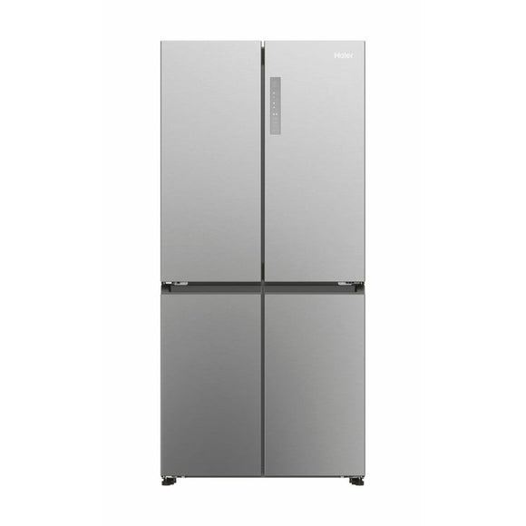 Combined Refrigerator Haier HCR3818ENMM 182 Steel-0