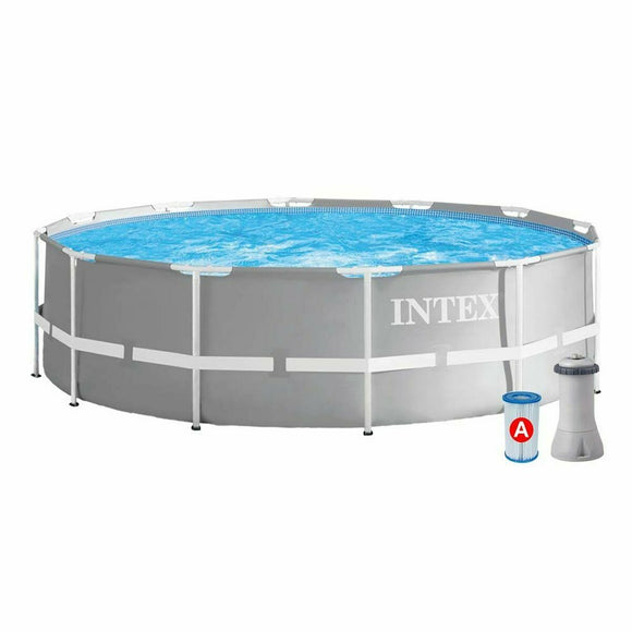 Detachable Pool Intex 26712 6503 l 366 x 76 cm Treatment plant for swimming pool (366 x 76 cm)-0