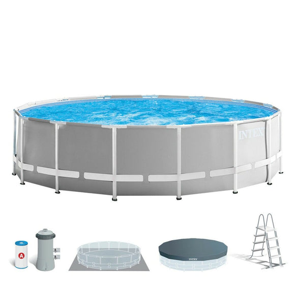 Detachable Pool Intex 26726GN 457 x 122 x 457 cm-0