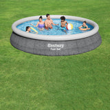 Inflatable pool Bestway 457 x 84 cm Grey 9677 L-7