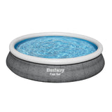 Inflatable pool Bestway 457 x 84 cm Grey 9677 L-4