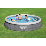 Inflatable pool Bestway 457 x 84 cm Grey 9677 L-12