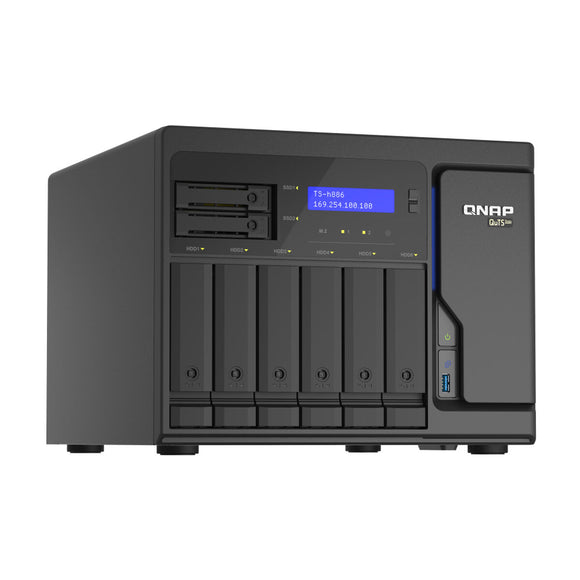 NAS Network Storage Qnap TS-H886-D1602-8G Black-0