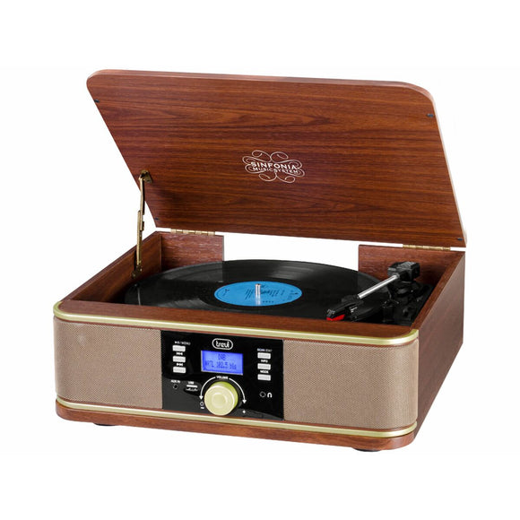 Record Player Trevi TT 1042 DAB Stereo Bluetooth USB Aux-in-0