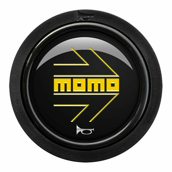 Steering wheel horn button Momo MOMHOARW10BLKYEF Black 10 Units-0