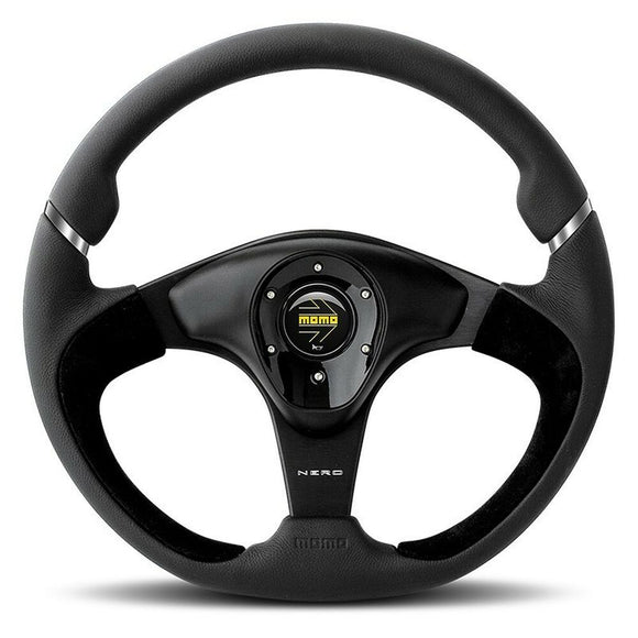 Racing Steering Wheel Momo NERO Black Ø 35 cm-0