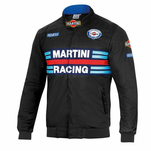 Adult-sized Jacket Sparco Martini Racing Black M-0