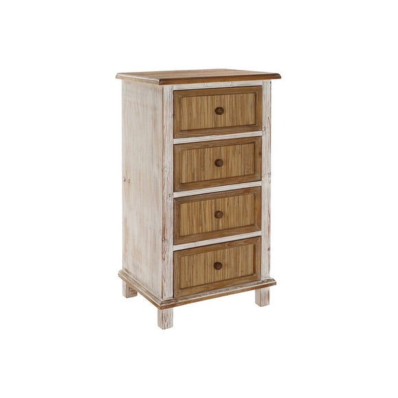 Chest of drawers DKD Home Decor White Brown Natural Fir 48 x 38 x 89,5 cm-0