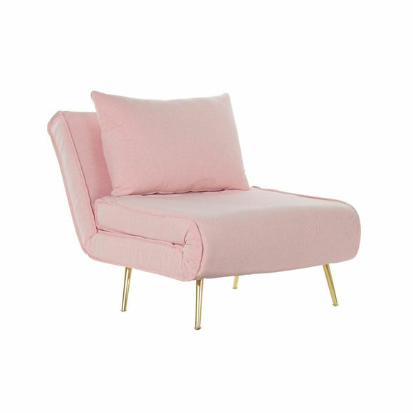Sofabed DKD Home Decor 8424001799510 Multicolour Light Pink Metal Modern Scandi 90 x 90 x 84 cm-0