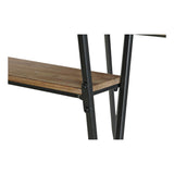 Desk DKD Home Decor Black Metal Fir (120 x 60 x 81 cm)-2