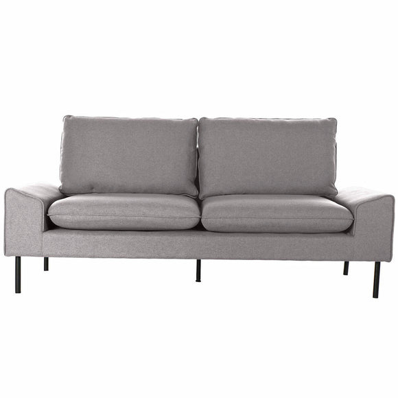 Sofa DKD Home Decor Grey Polyester Metal (200 x 84 x 84 cm)-0