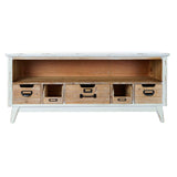 TV furniture DKD Home Decor Grey Metal MDF Wood Natural 30 x 40 cm 115 x 40 x 51 cm-2