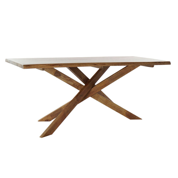 Dining Table DKD Home Decor 180 x 86 x 76 cm Natural Walnut-0